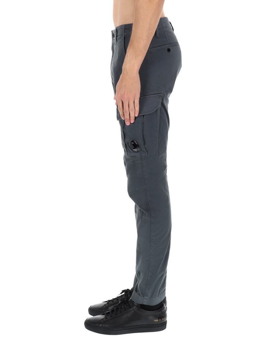 C.P. Company Pantalone Cargo Con Patch Logo