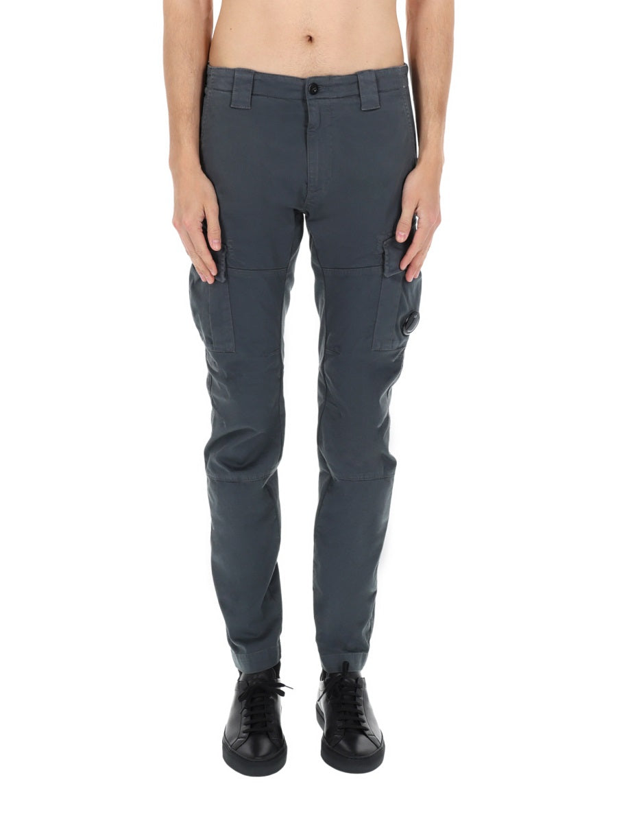 C.P. Company Pantalone Cargo Con Patch Logo