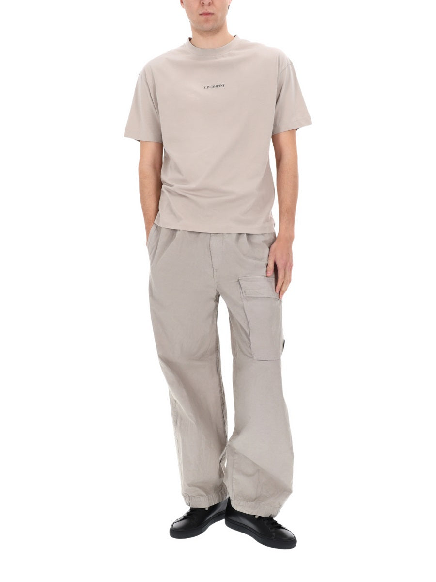 C.P. Company Pantalone Cargo Con Patch Logo