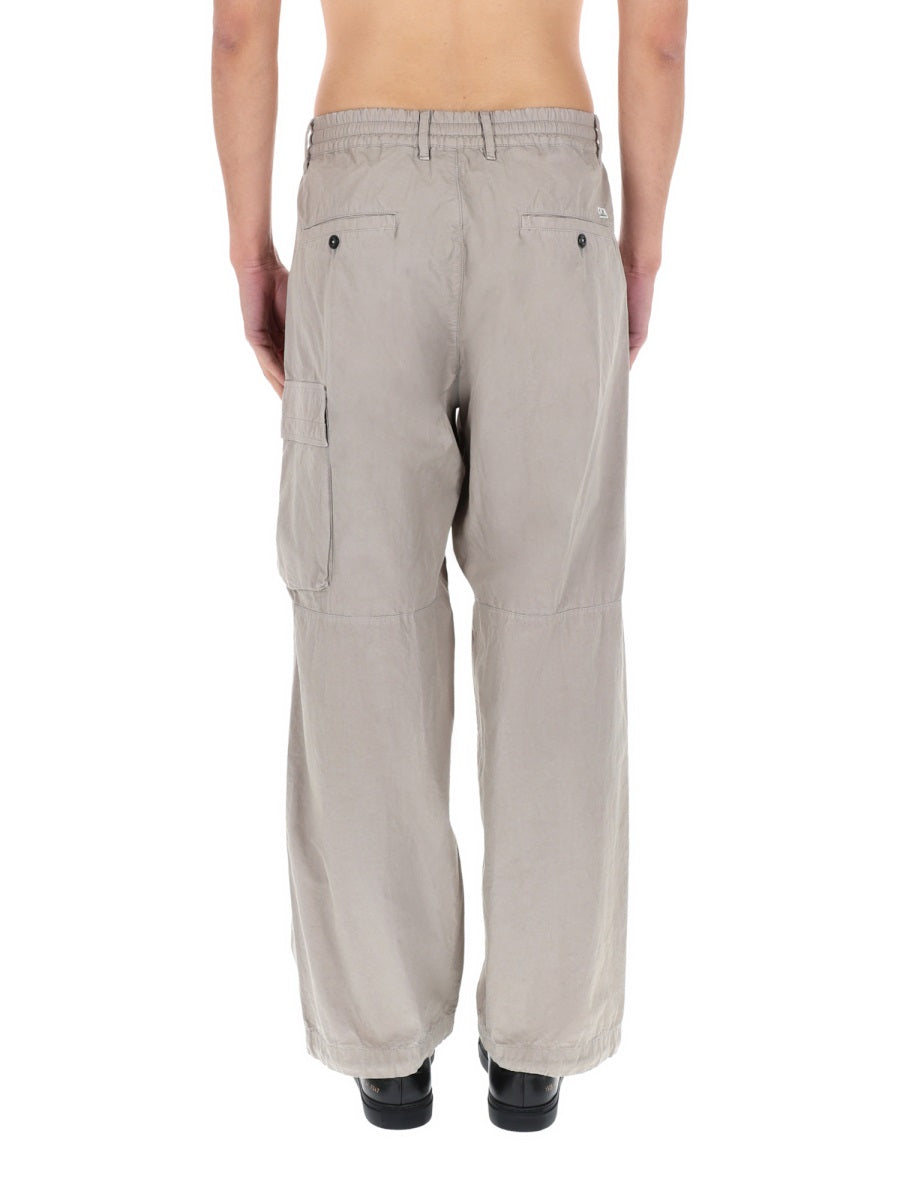 C.P. Company Pantalone Cargo Con Patch Logo