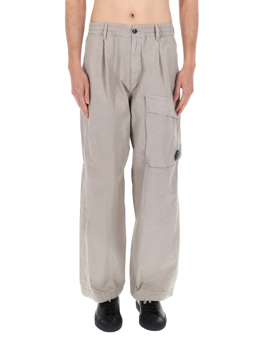 C.P. Company Pantalone Cargo Con Patch Logo