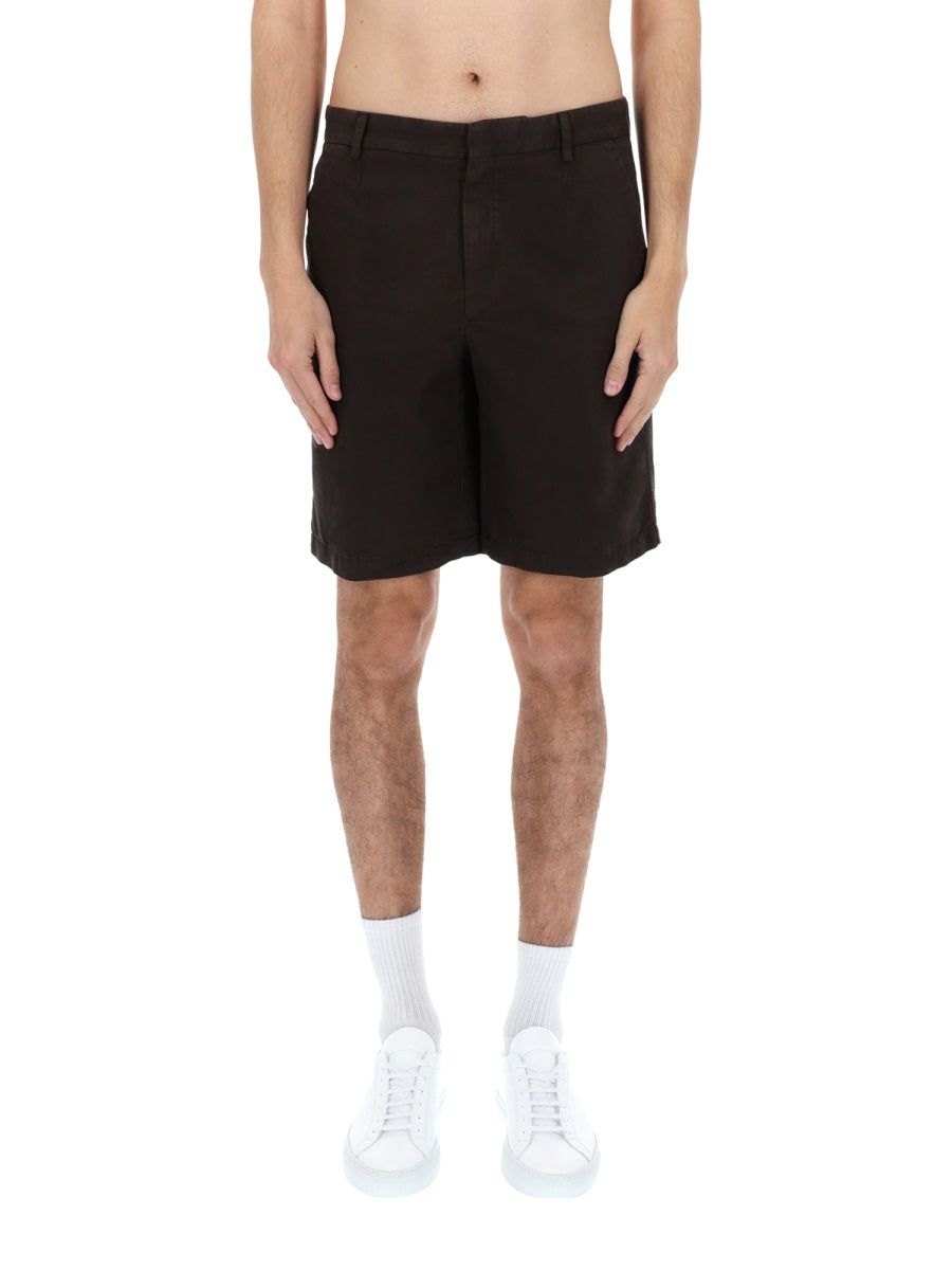 Zegna Shorts In Cotone