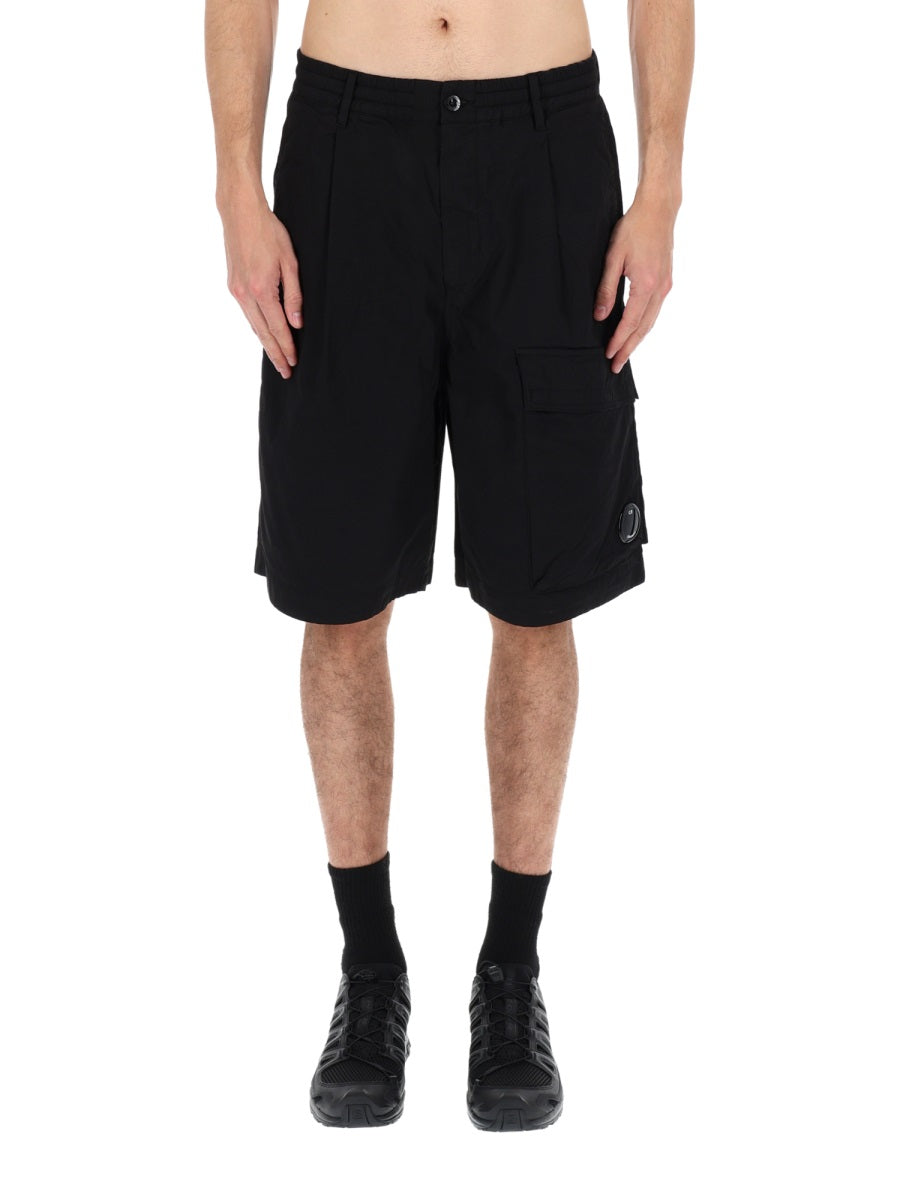 C.P. Company Shorts Cargo Con Patch Logo