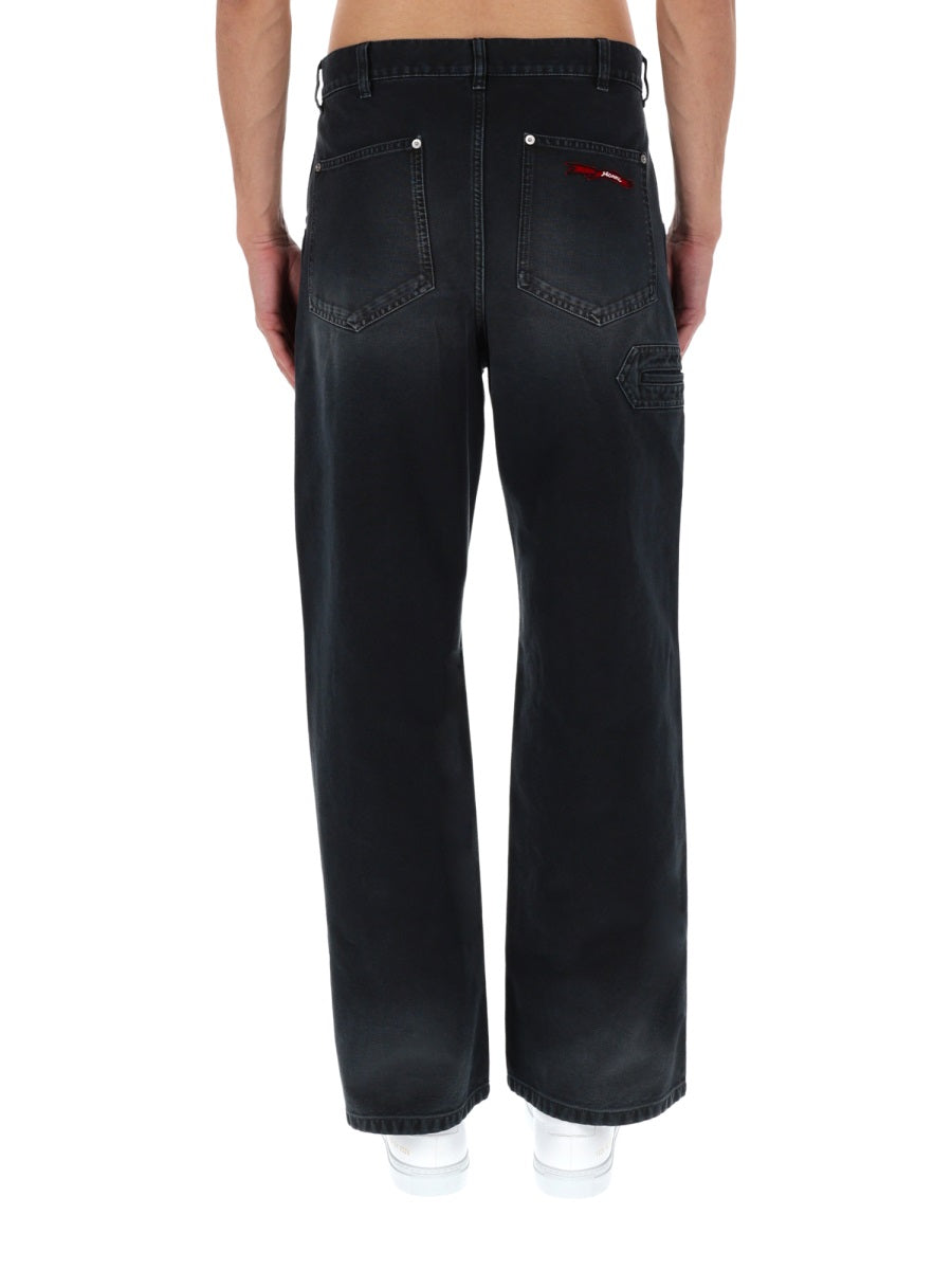 Marni Jeans Con Applicazione Logo
