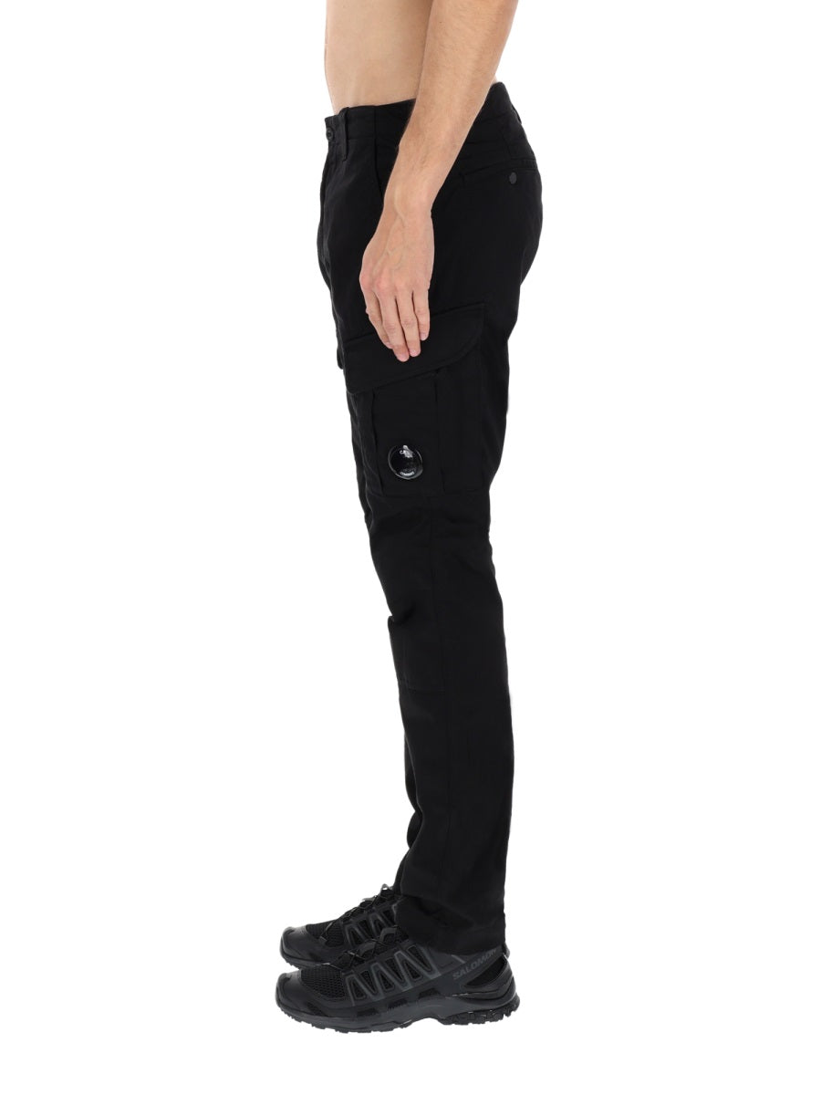 C.P. Company Pantalone Cargo Con Patch Logo