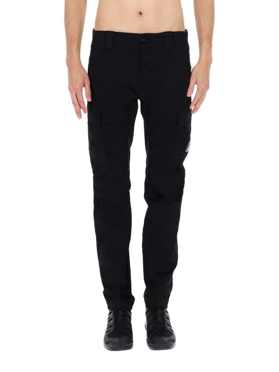 C.P. Company Pantalone Cargo Con Patch Logo