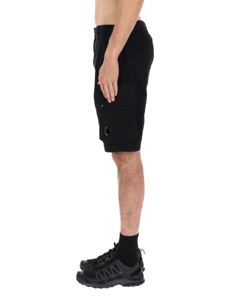 C.P. Company Shorts Cargo Con Patch Logo