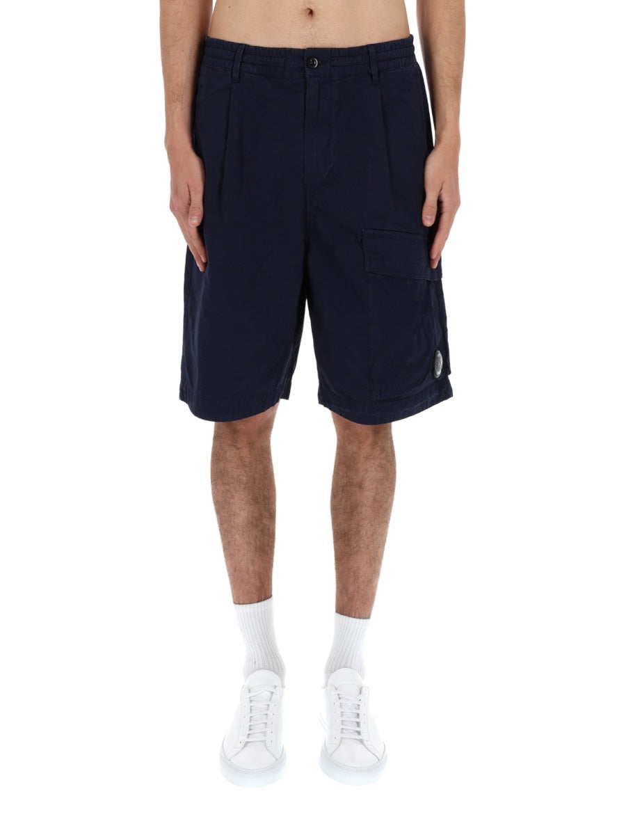 C.P. Company Shorts Cargo Con Patch Logo