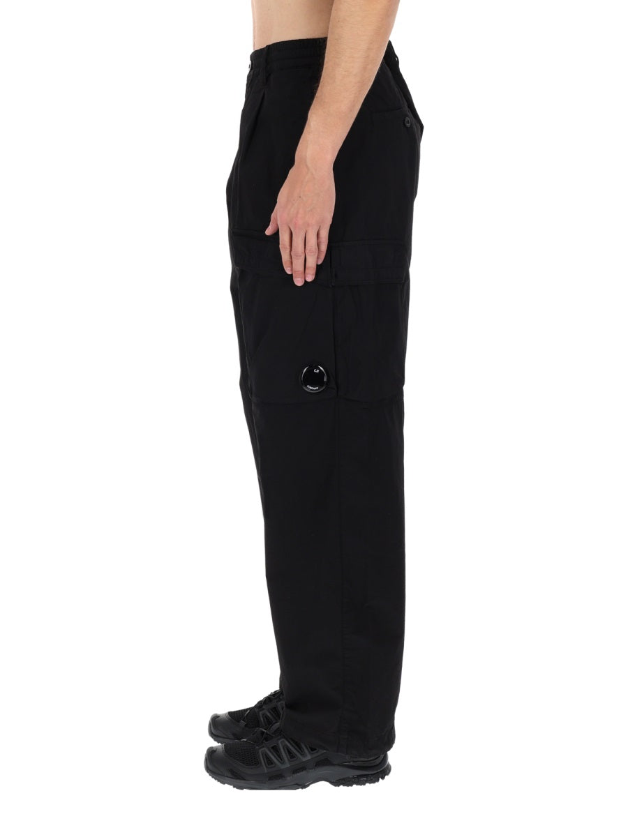 C.P. Company Pantalone Cargo Con Patch Logo