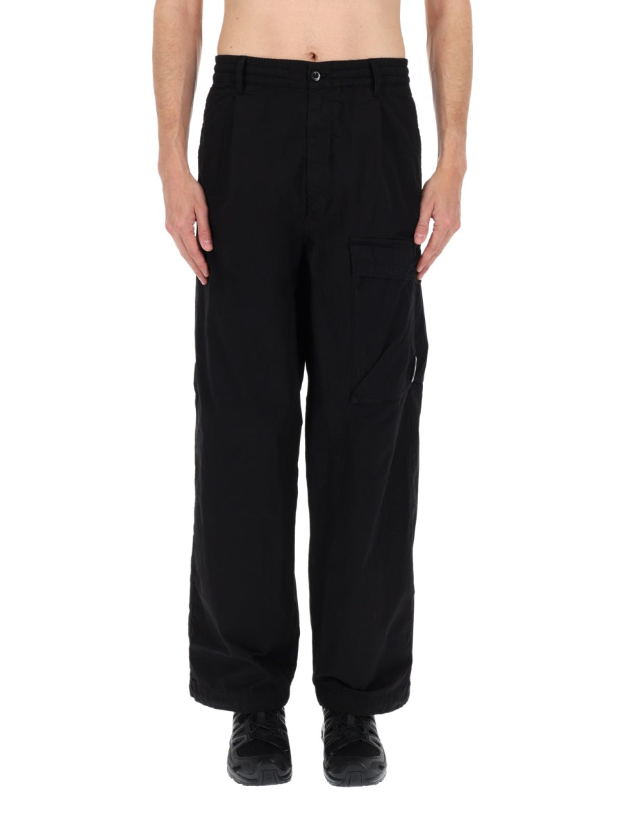 C.P. Company Pantalone Cargo Con Patch Logo
