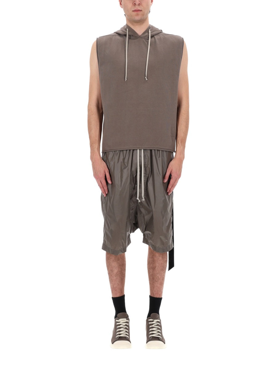 Rick Owens Drkshdw Top "Hooded Tunic"