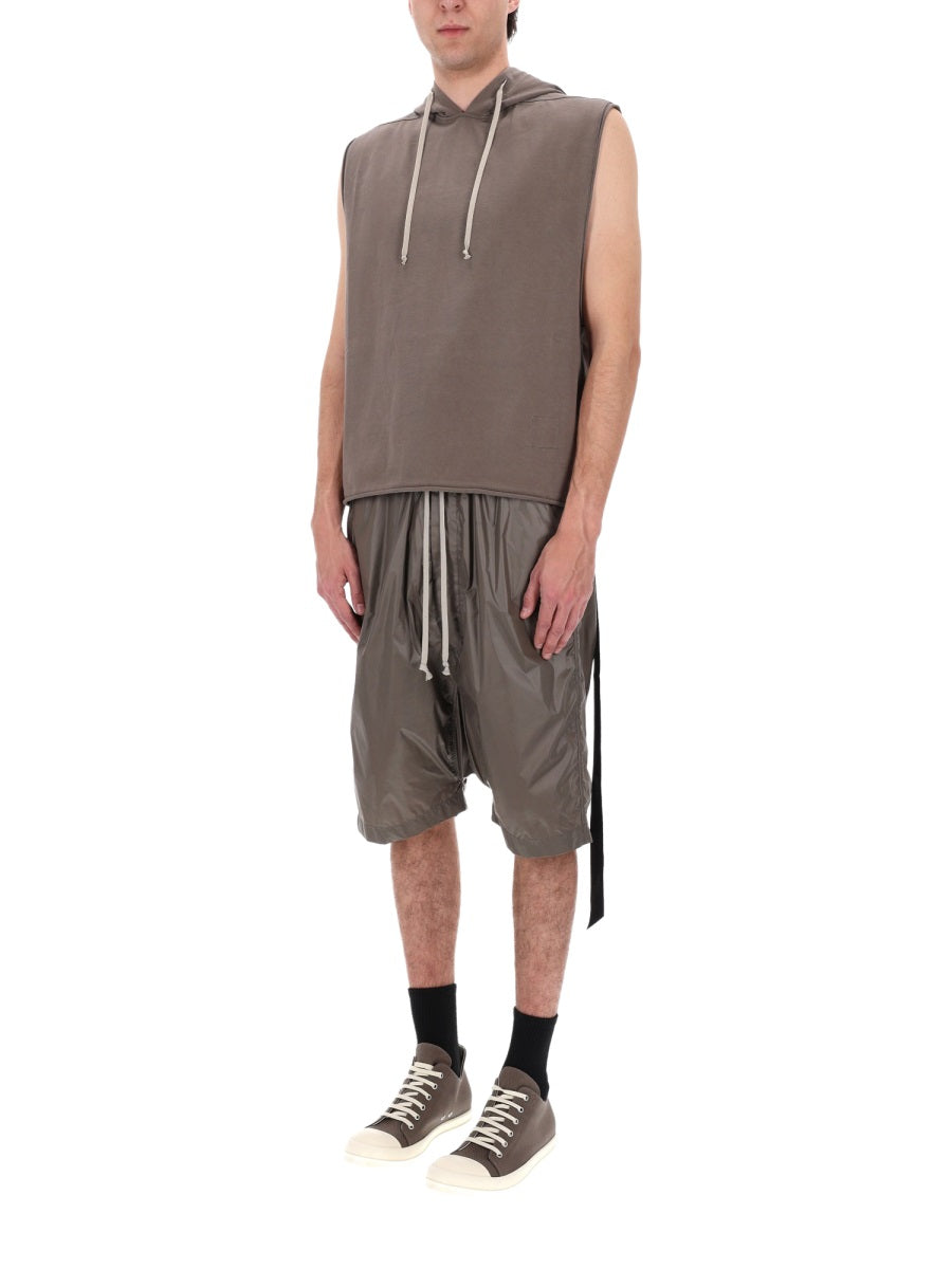 Rick Owens Drkshdw Top "Hooded Tunic"