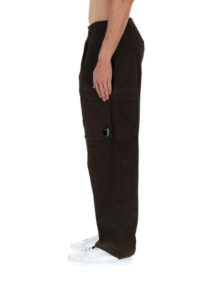 C.P. Company Pantalone Cargo Con Patch Logo
