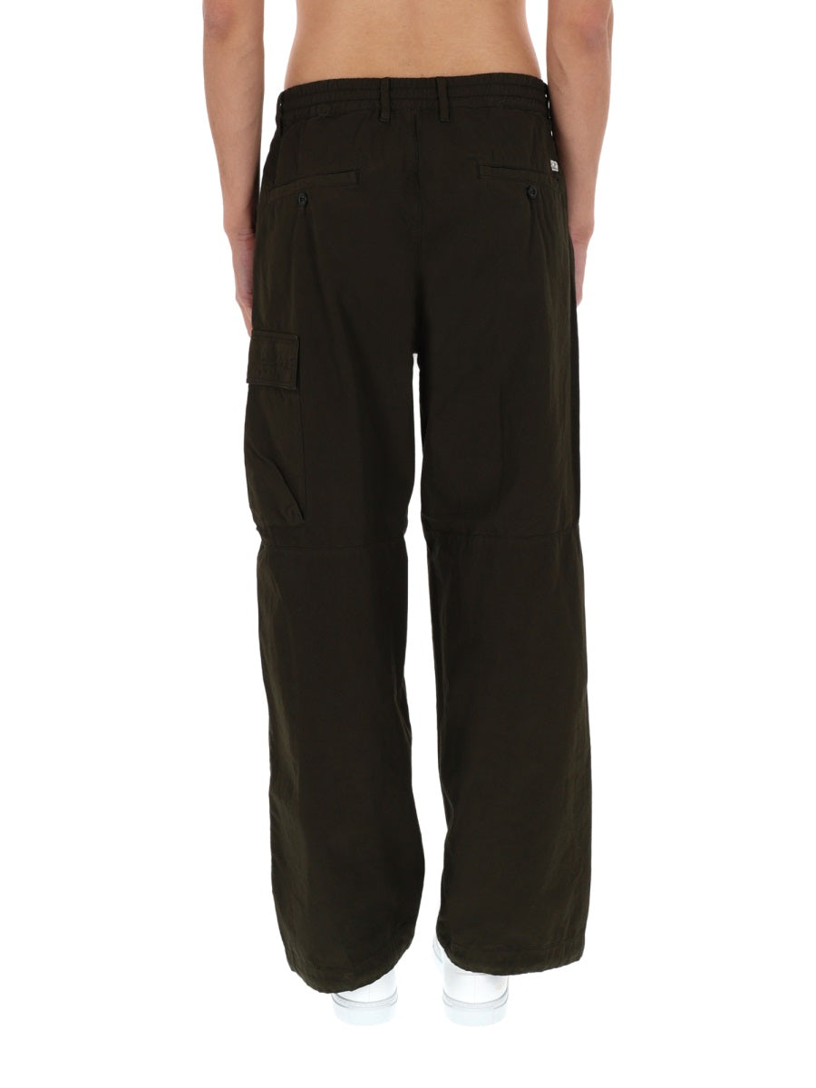 C.P. Company Pantalone Cargo Con Patch Logo
