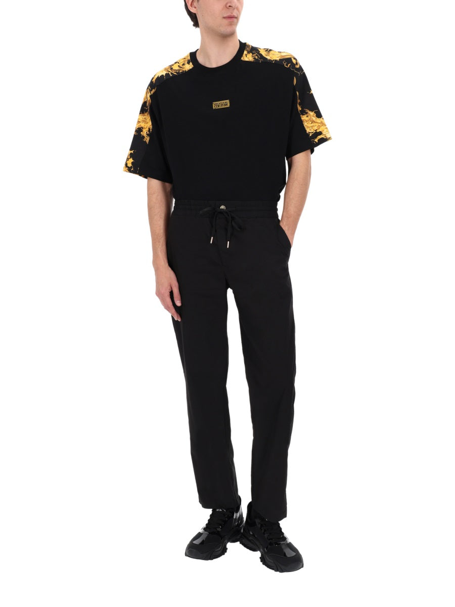 Versace Jeans Couture Pantalone Jogger Con Coulisse