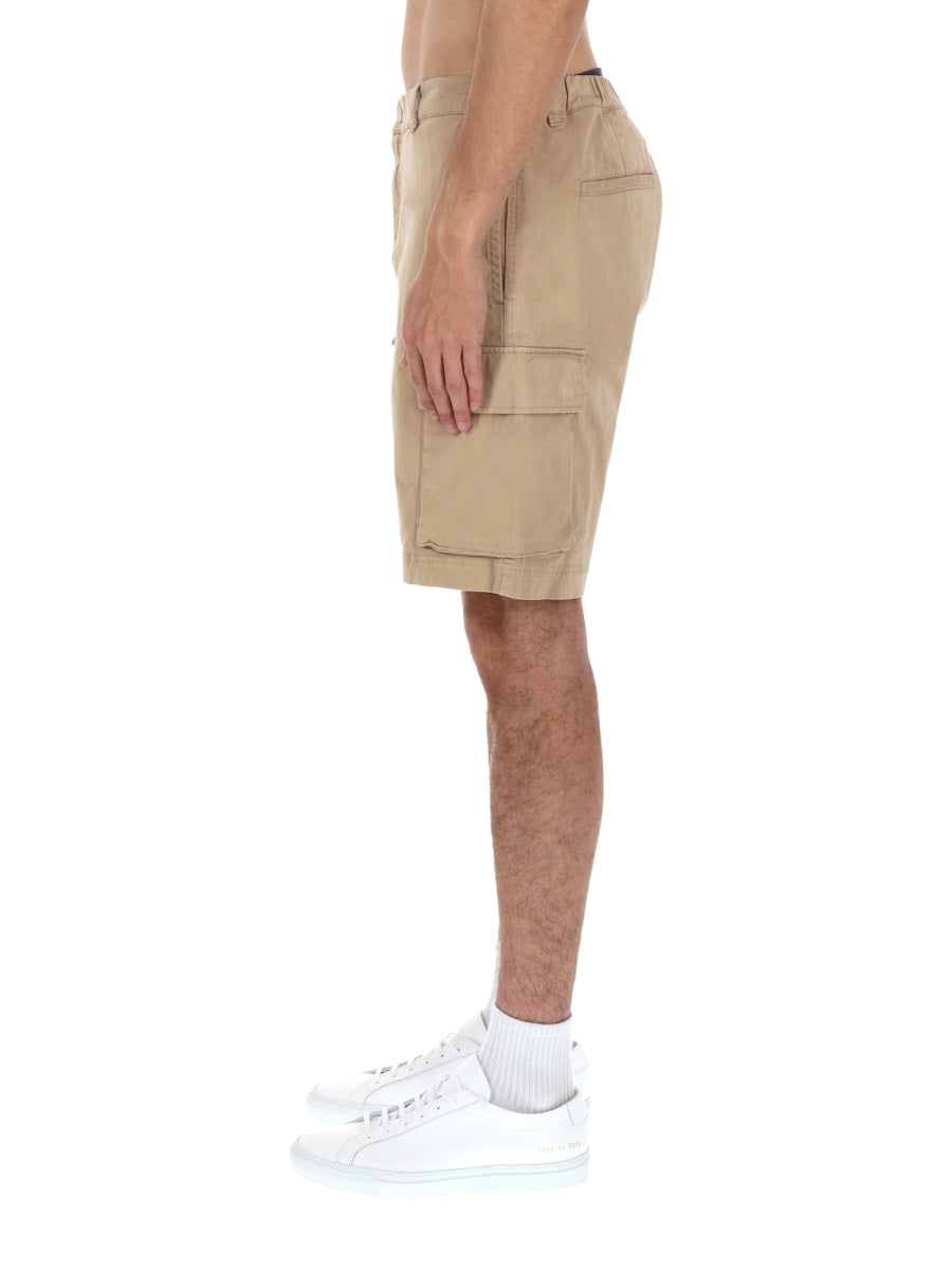 Woolrich Shorts Cargo In Cotone