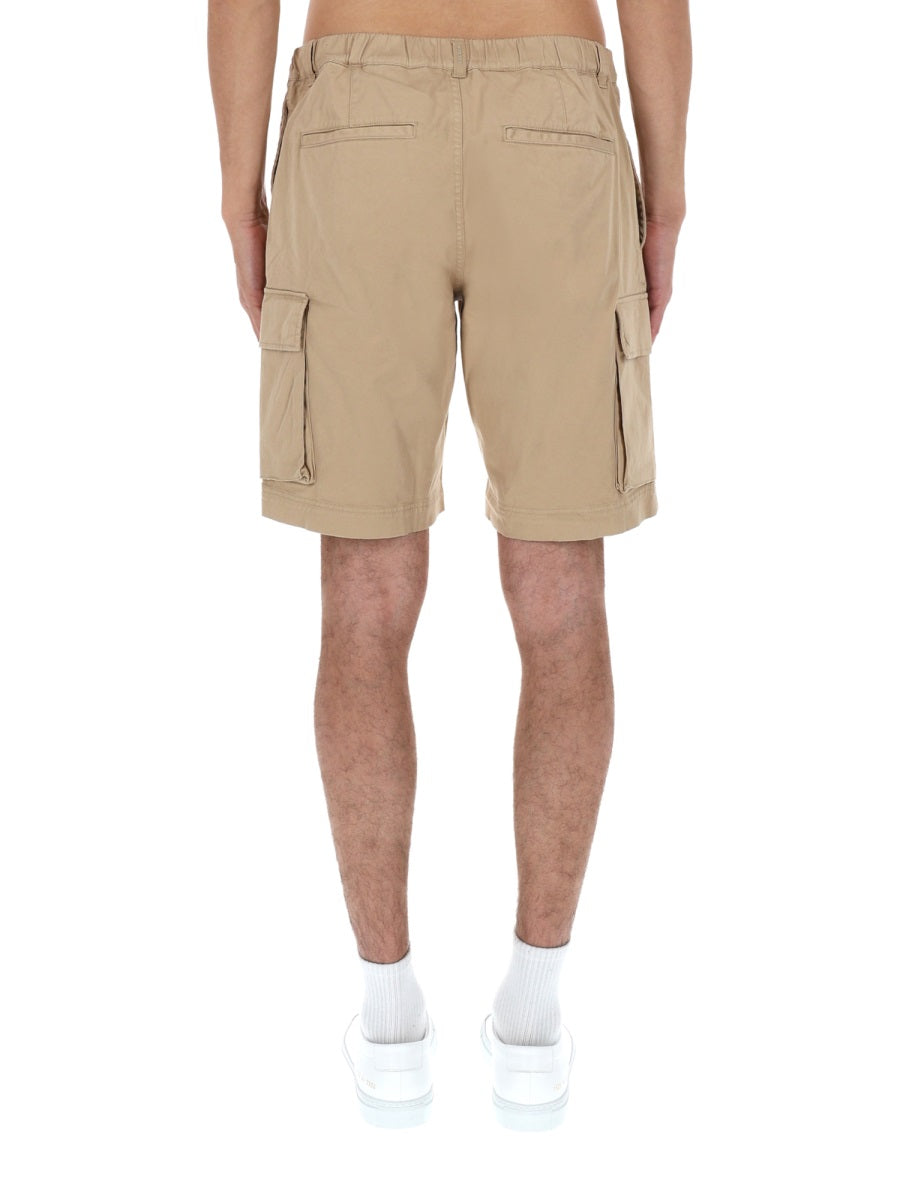 Woolrich Shorts Cargo In Cotone
