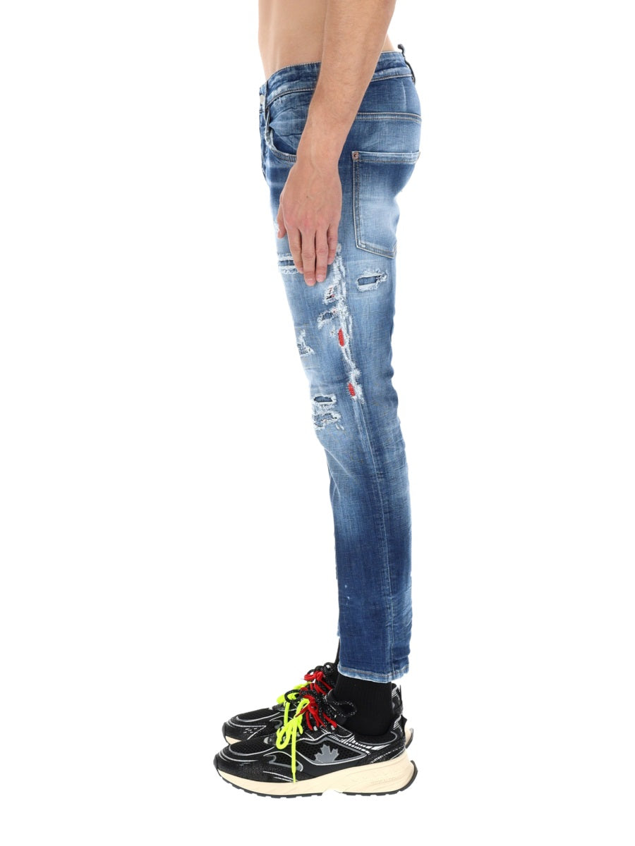 Dsquared Jeans "Skater" Effetto "Destroy"