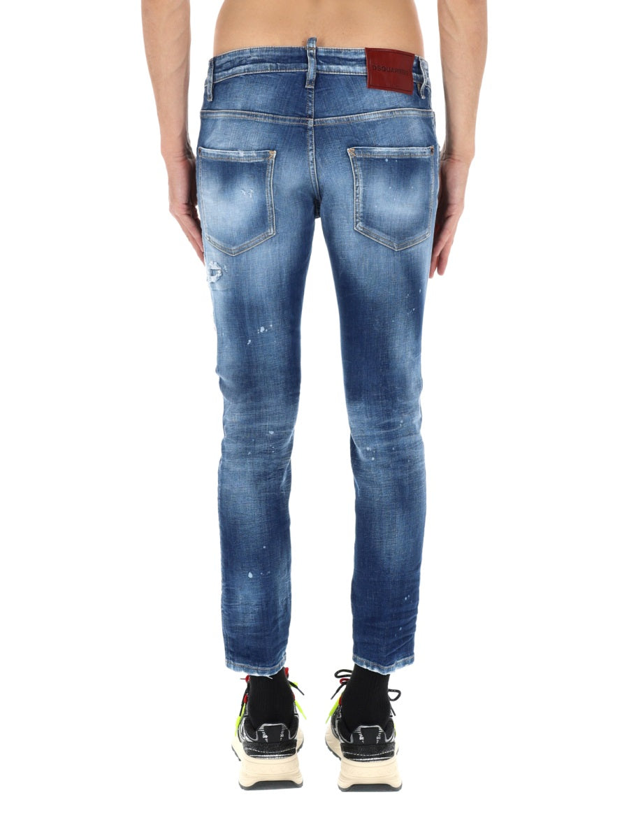 Dsquared Jeans "Skater" Effetto "Destroy"
