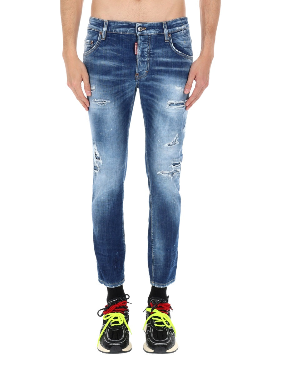 Dsquared Jeans "Skater" Effetto "Destroy"