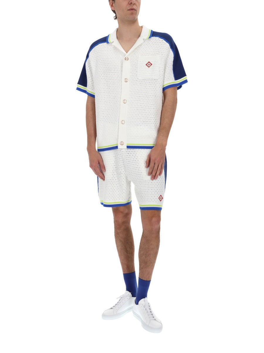 Casablanca Crochet Shorts