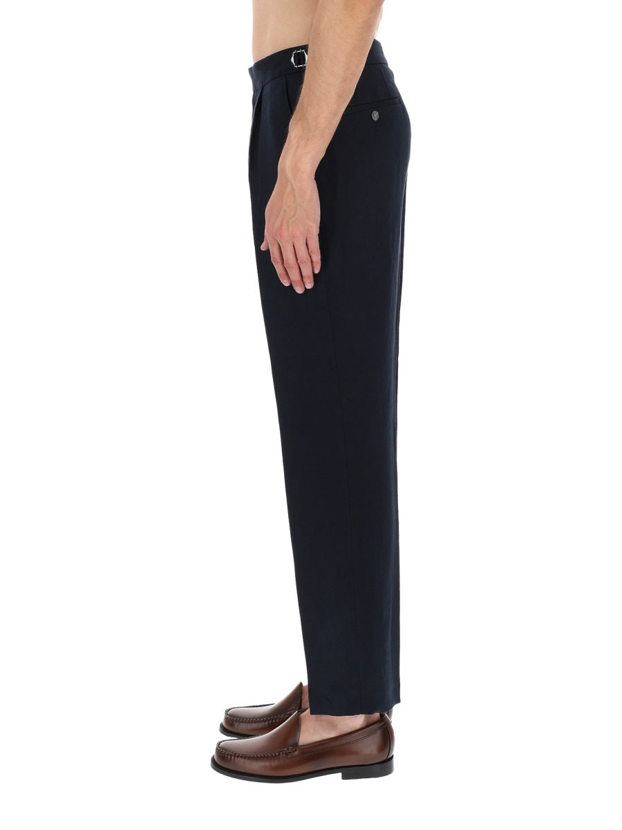 Boss Pantalone Sartoriale Con Pieghe
