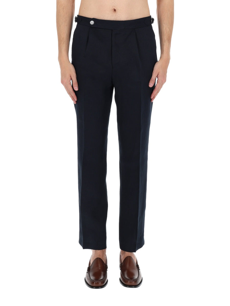 Boss Pantalone Sartoriale Con Pieghe