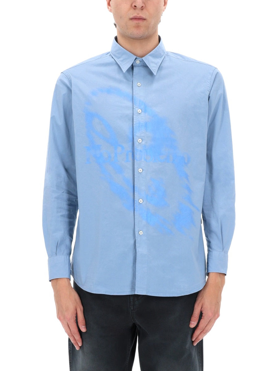 No Problemo Camicia Con Stampa Logo