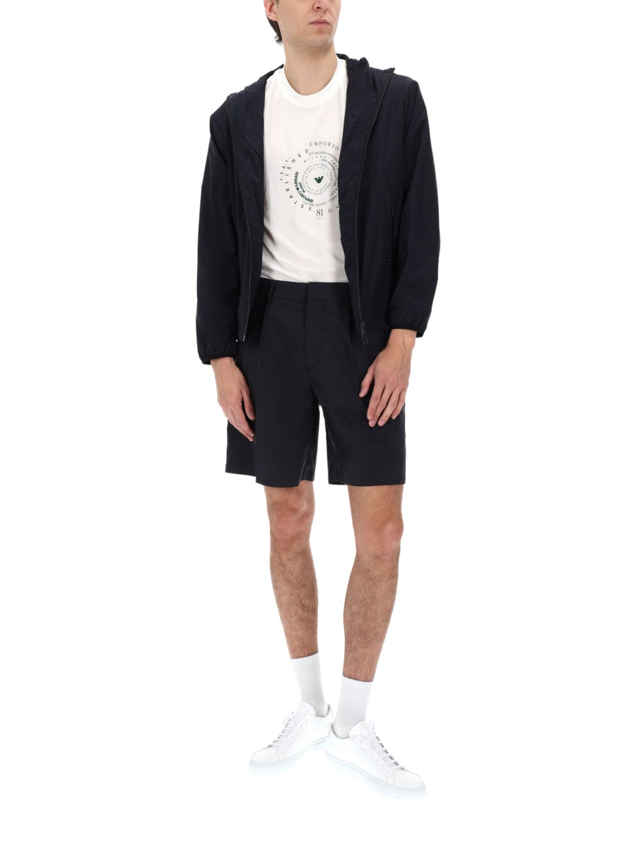Emporio Armani Shorts In Cotone
