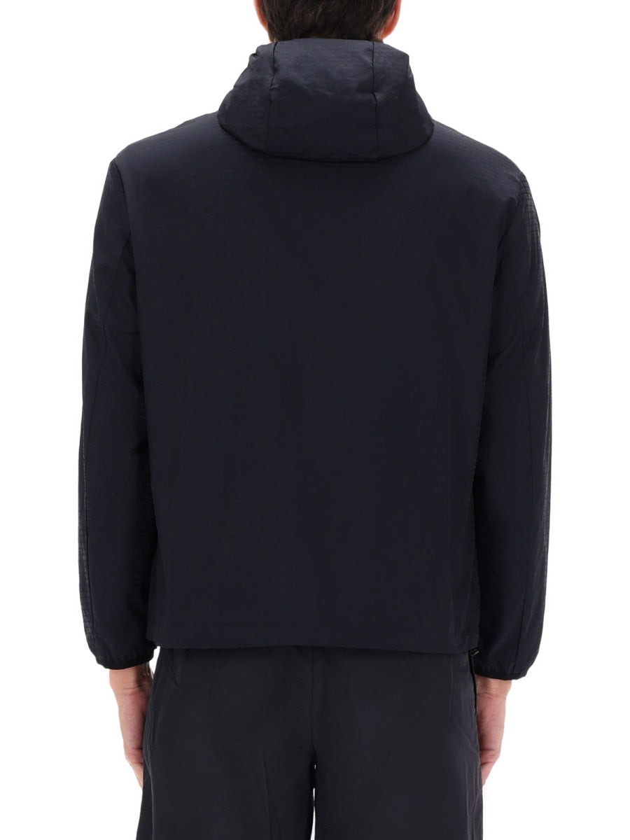 Emporio Armani Giacca Con Zip E Cappuccio