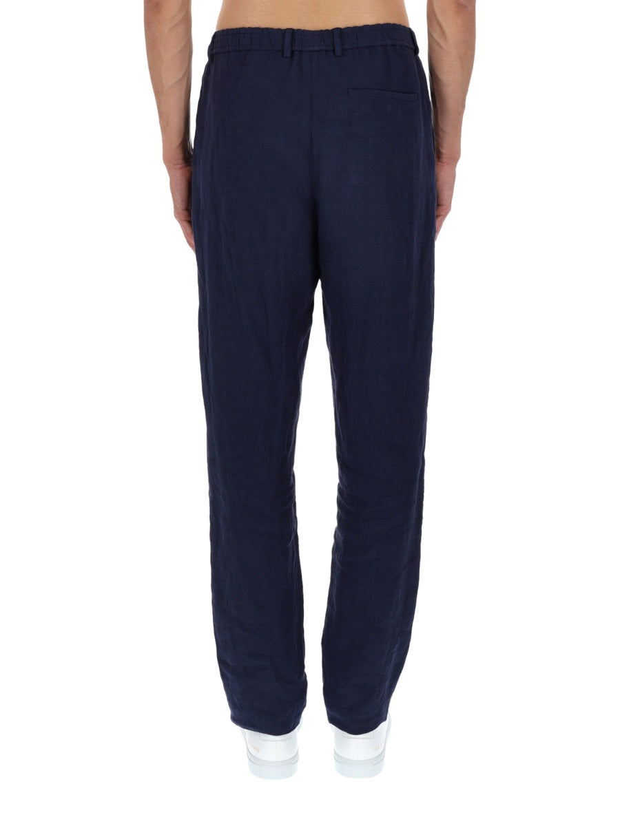 Emporio Armani Pantalone In Lino