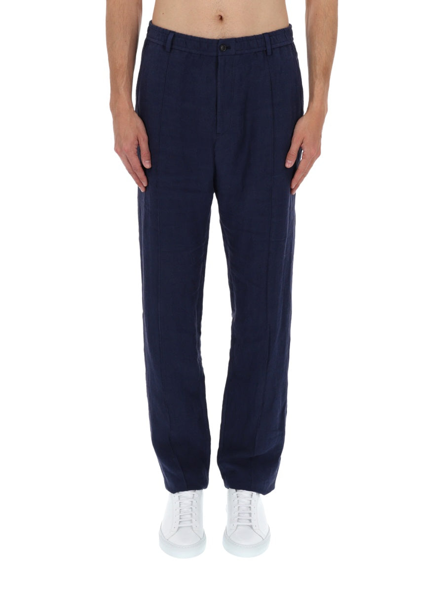 Emporio Armani Pantalone In Lino