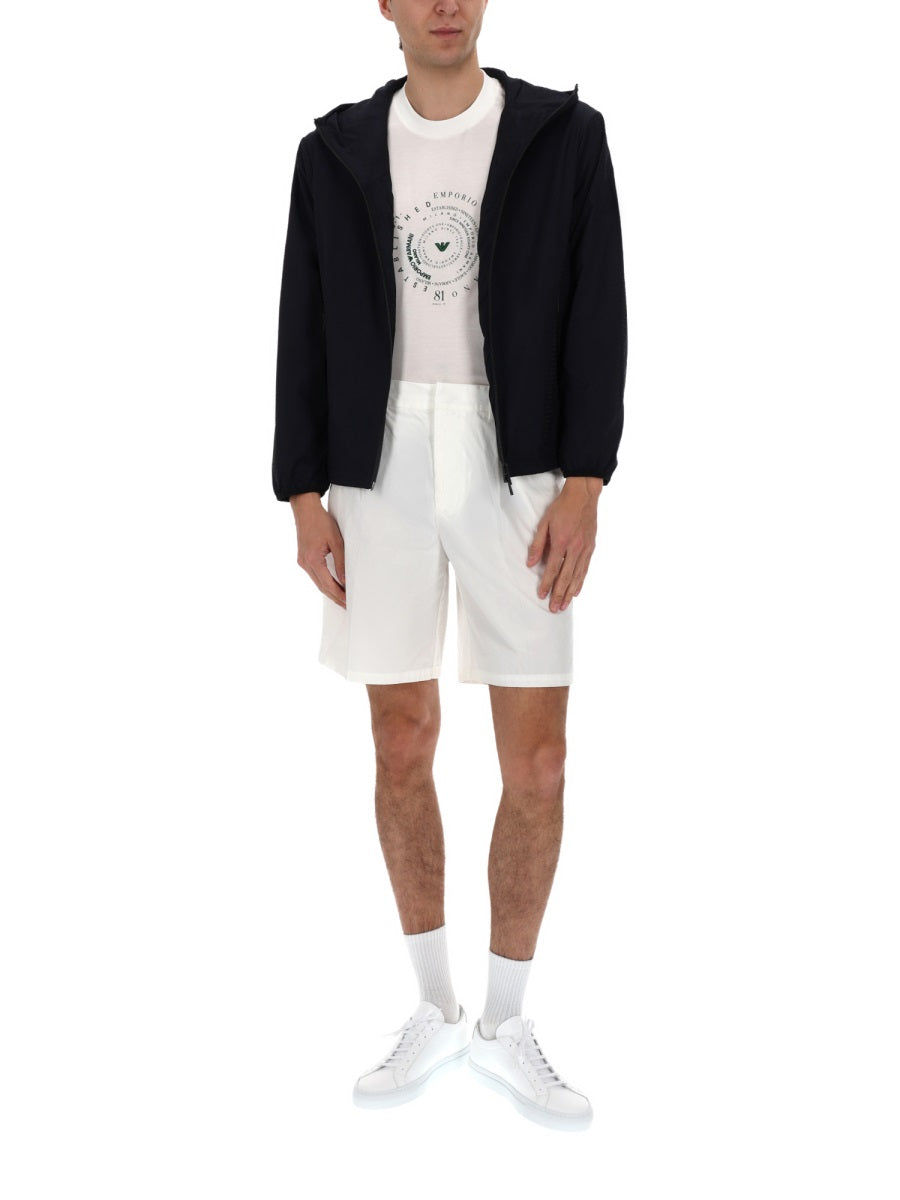 Emporio Armani Shorts In Cotone