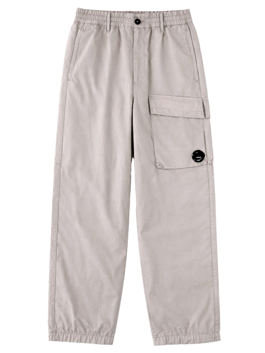 C.P. Company Pantalone Cargo Con Patch Logo