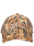 Ganni Cappello Da Baseball Con Logo