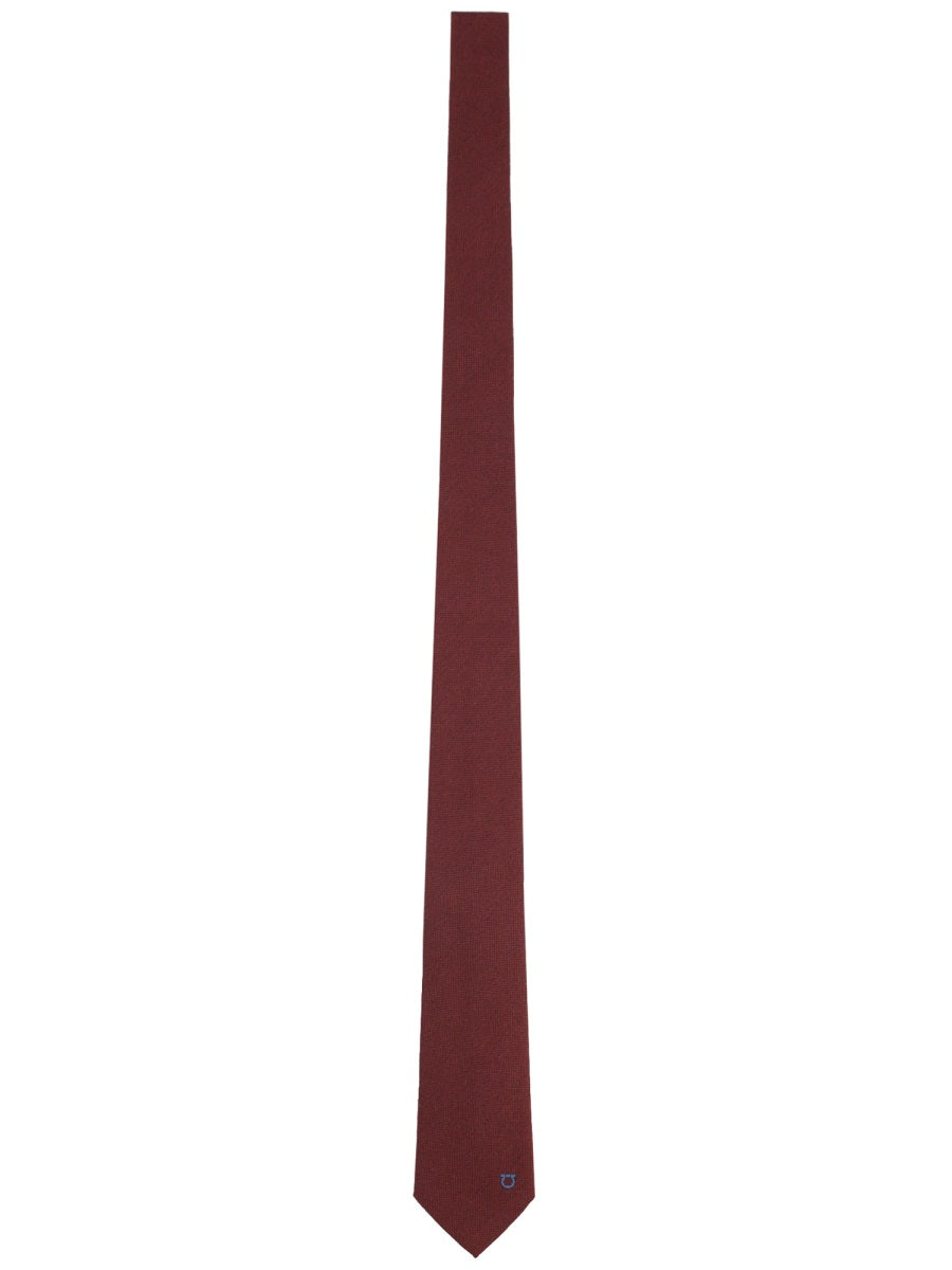 Ferragamo Cravatta In Seta