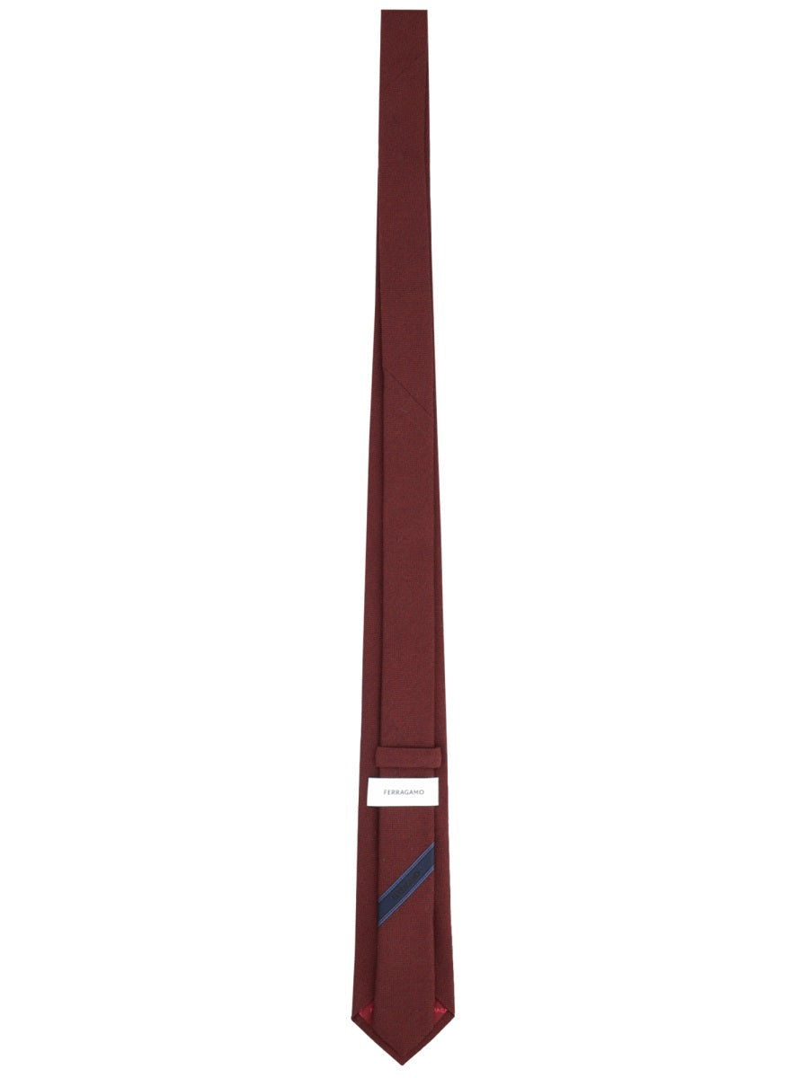 Ferragamo Cravatta In Seta