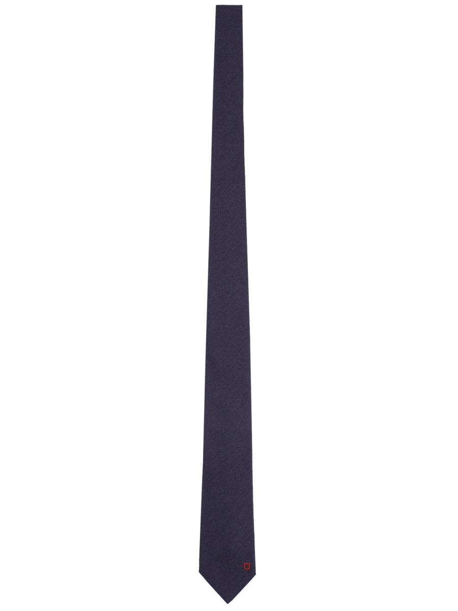 Ferragamo Cravatta In Seta