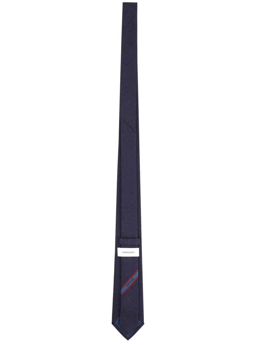 Ferragamo Cravatta In Seta