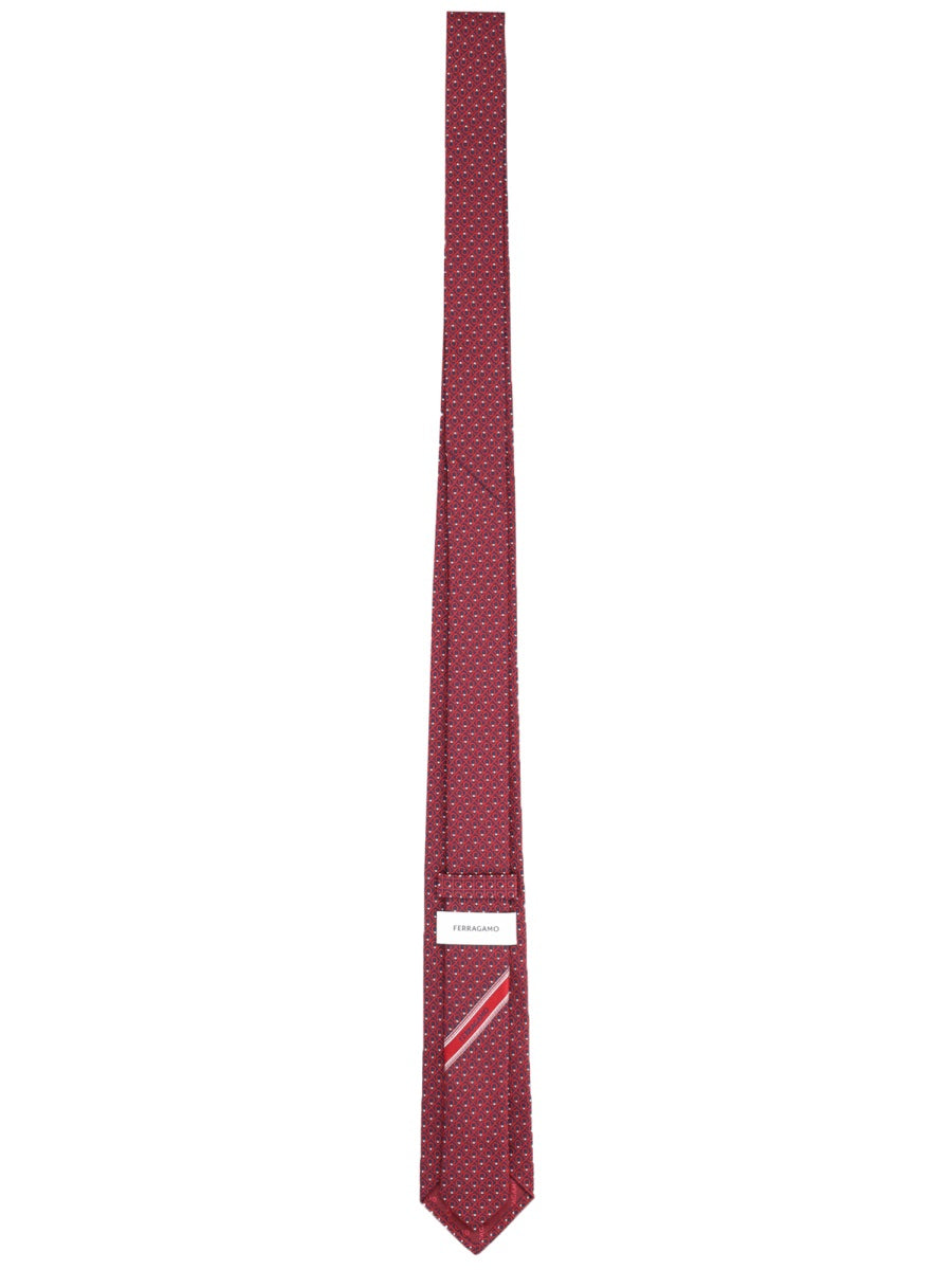 Ferragamo Cravatta In Seta