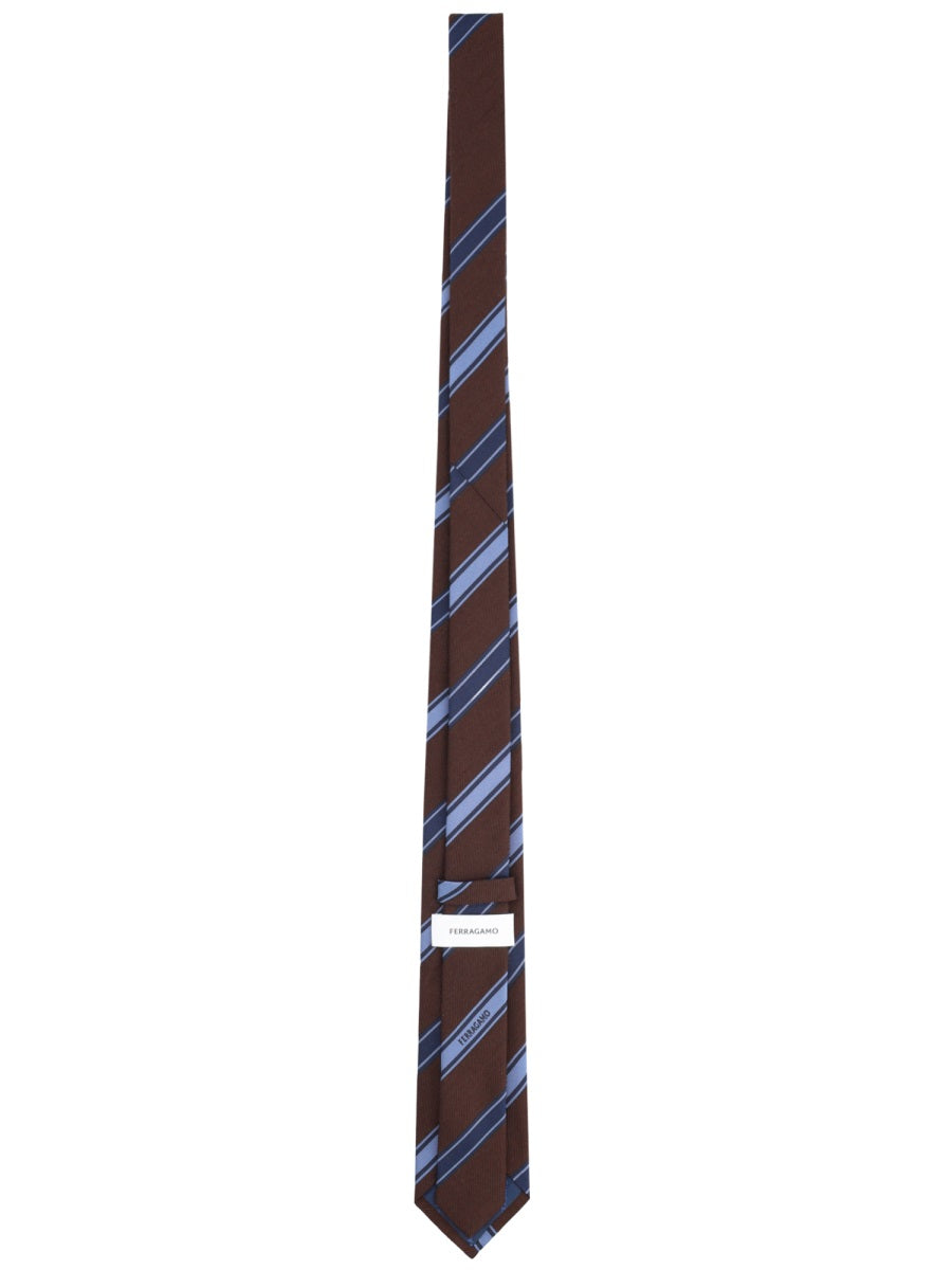 Ferragamo Cravatta In Seta