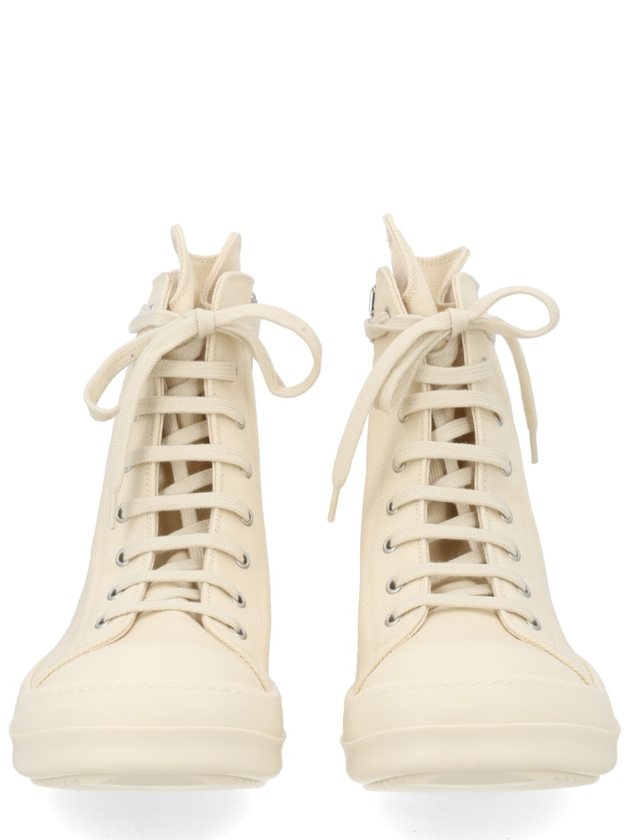 Rick Owens Drkshdw Sneaker Alta In Denim