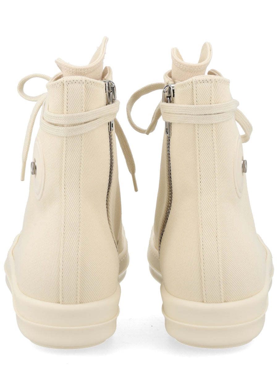 Rick Owens Drkshdw Sneaker Alta In Denim