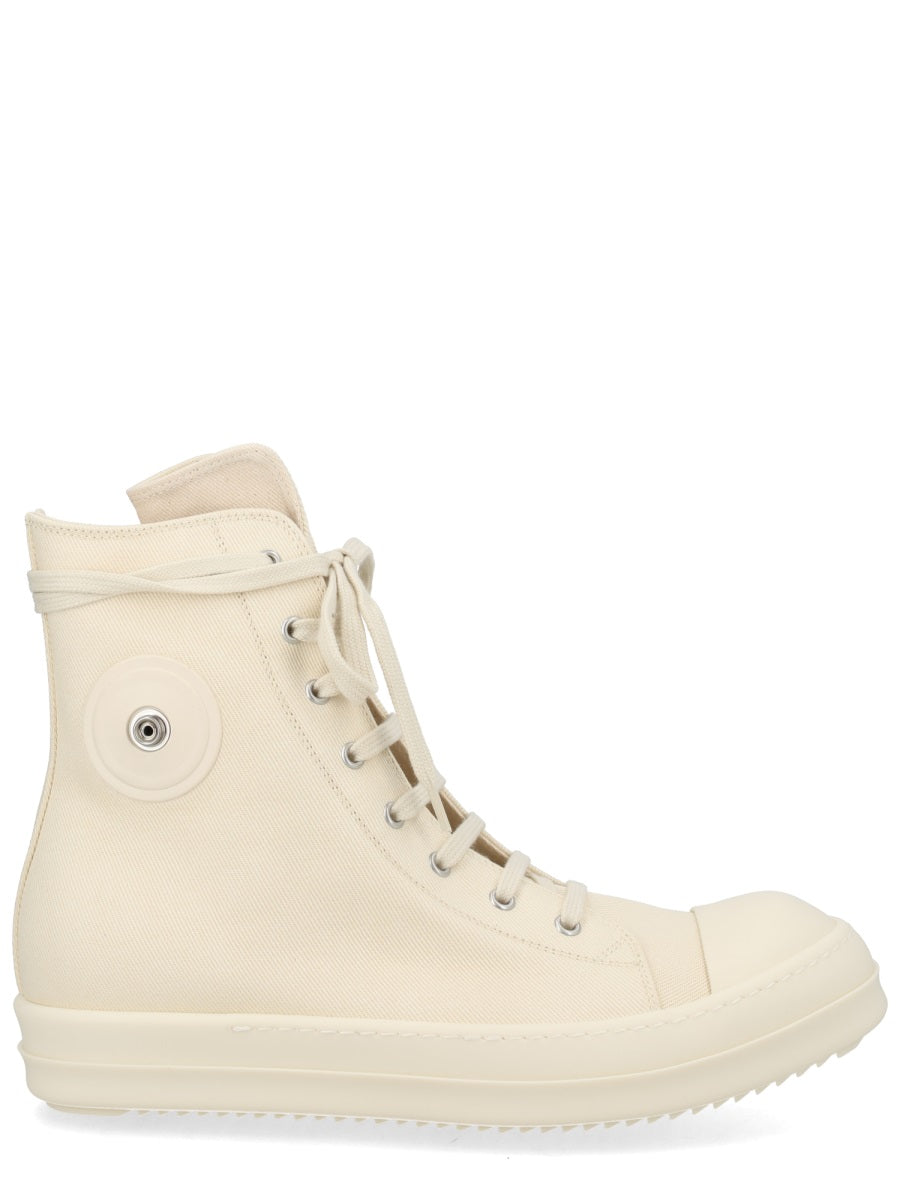 Rick Owens Drkshdw Sneaker Alta In Denim