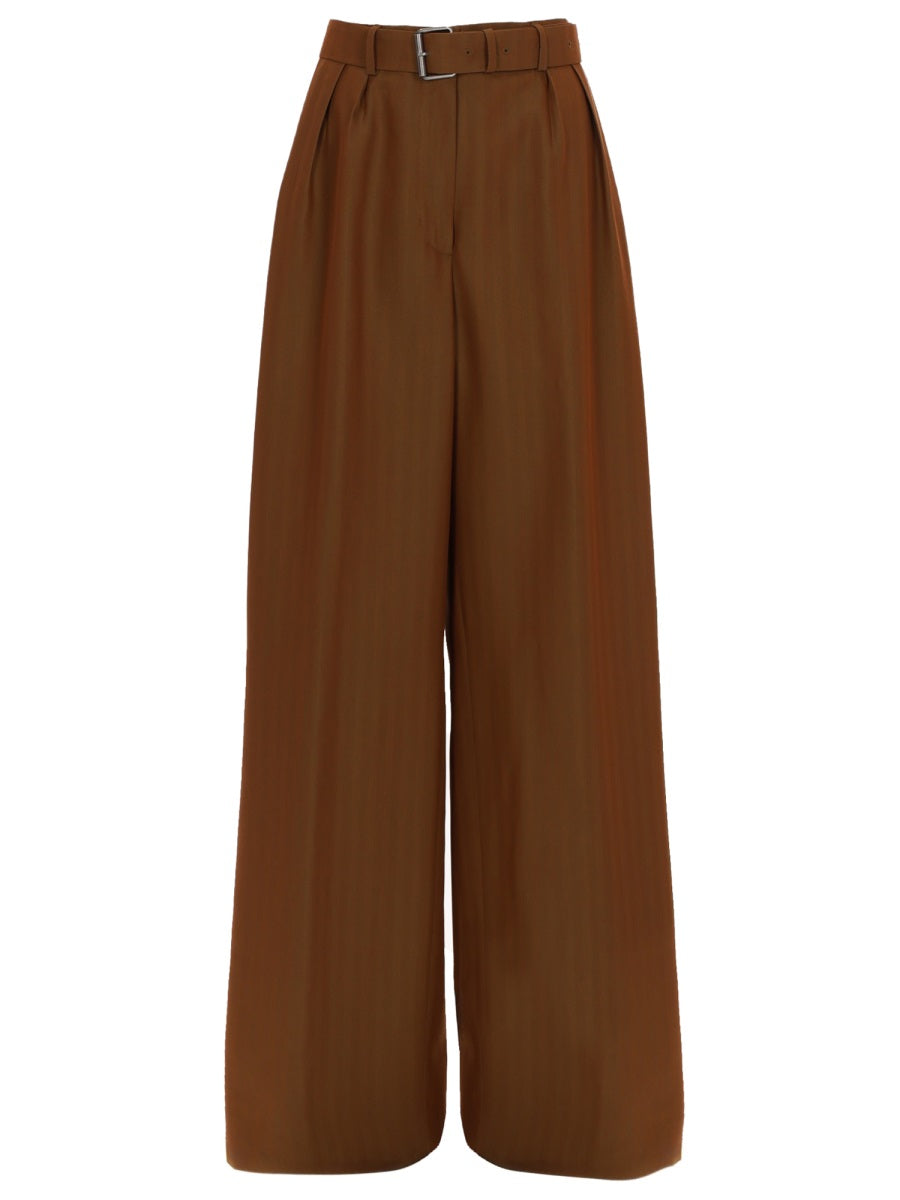 Dries Van Noten Pantalone Sartoriale Con Cintura