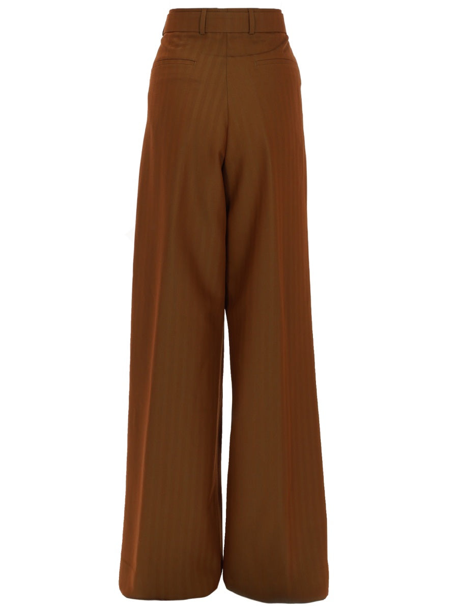 Dries Van Noten Pantalone Sartoriale Con Cintura