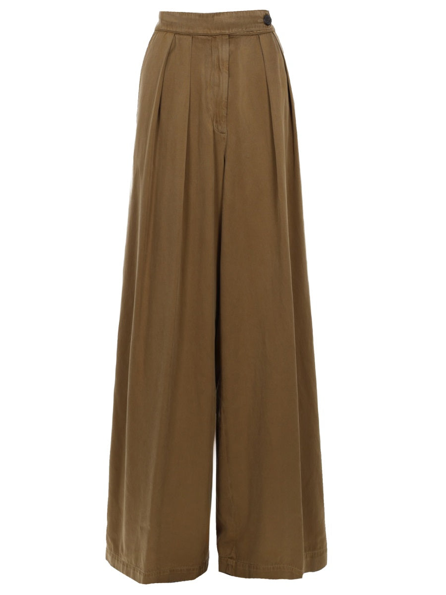 Dries Van Noten Pantalone Sartoriale Con Pieghe