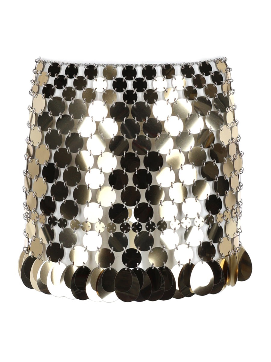 Rabanne Minigonna In Paillettes