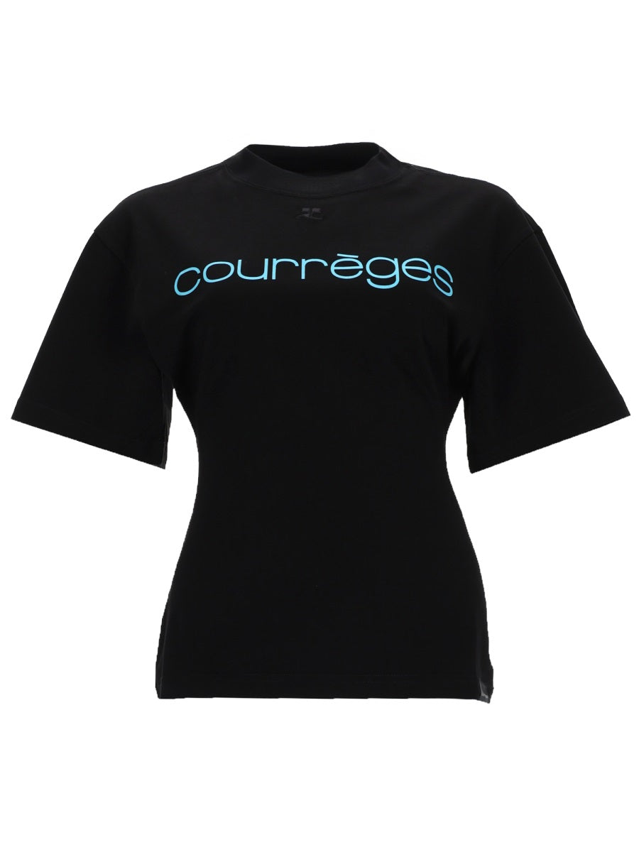 Courreges T Shirt Con Logo