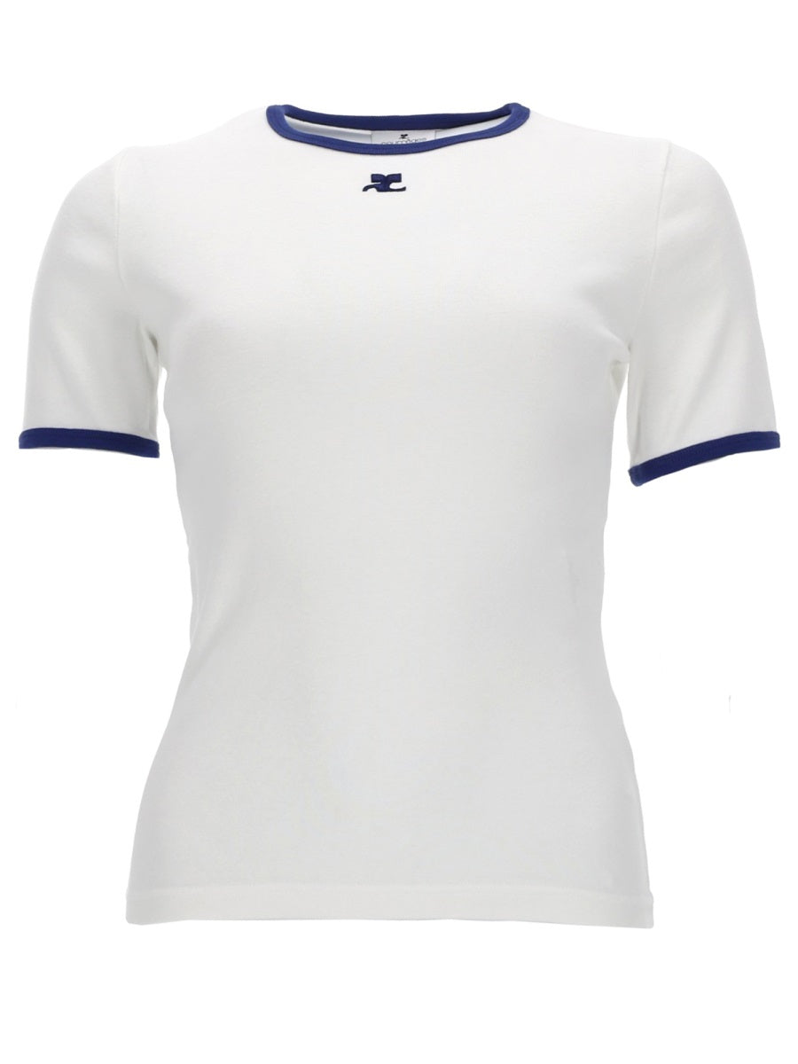 Courreges T Shirt Con Logo